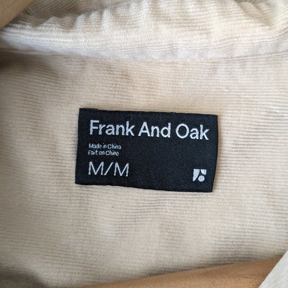 The Oversized Corduroy Shirt in White Pepper - Frank and Oak - Picture 3 of 6